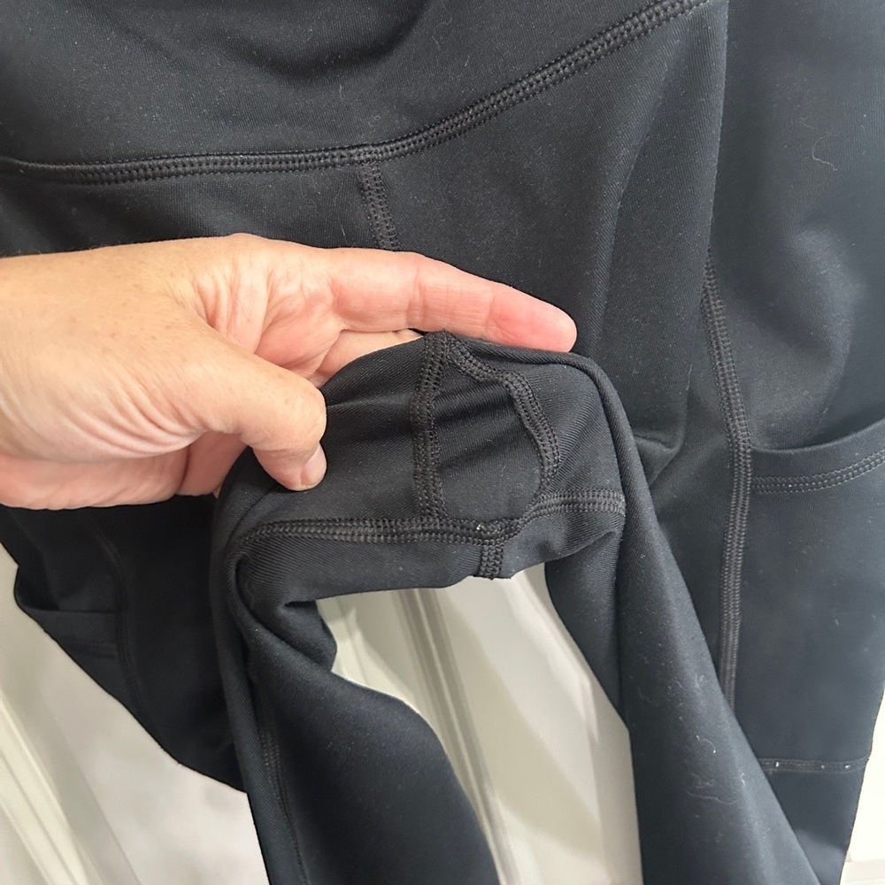 Aerie Black High-Waisted Offline Warm up  Leggings size L - Picture 7 of 8